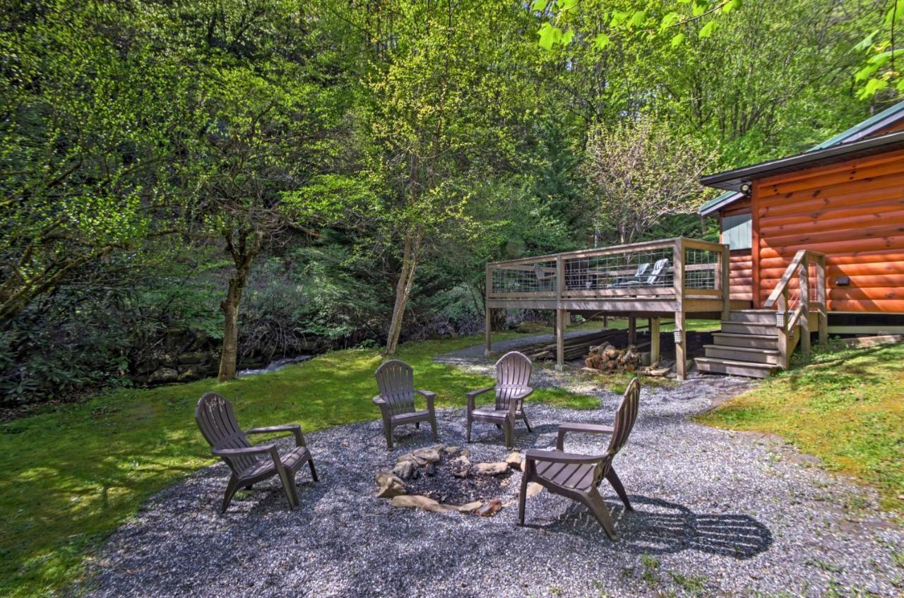 Bryson City Cabin With Fire Pit On Coopers Creek! Εξωτερικό φωτογραφία