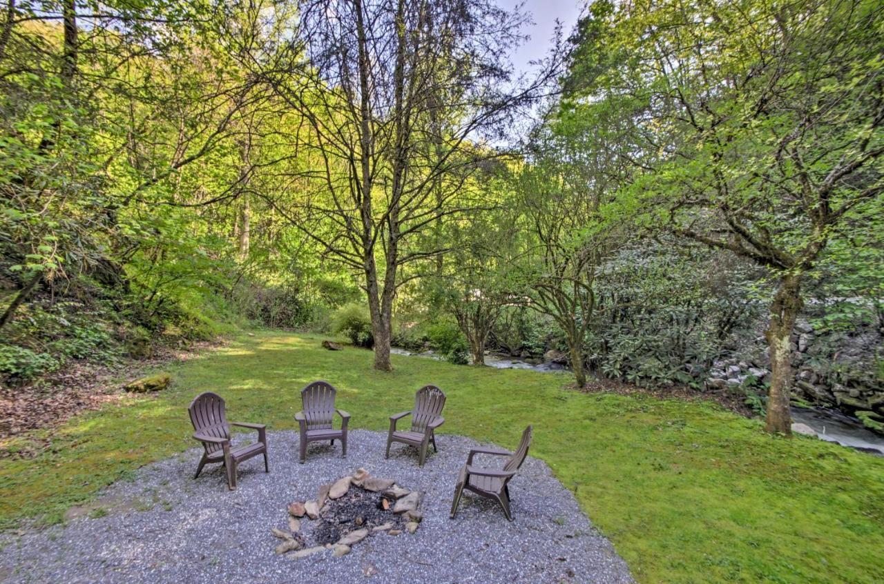 Bryson City Cabin With Fire Pit On Coopers Creek! Εξωτερικό φωτογραφία