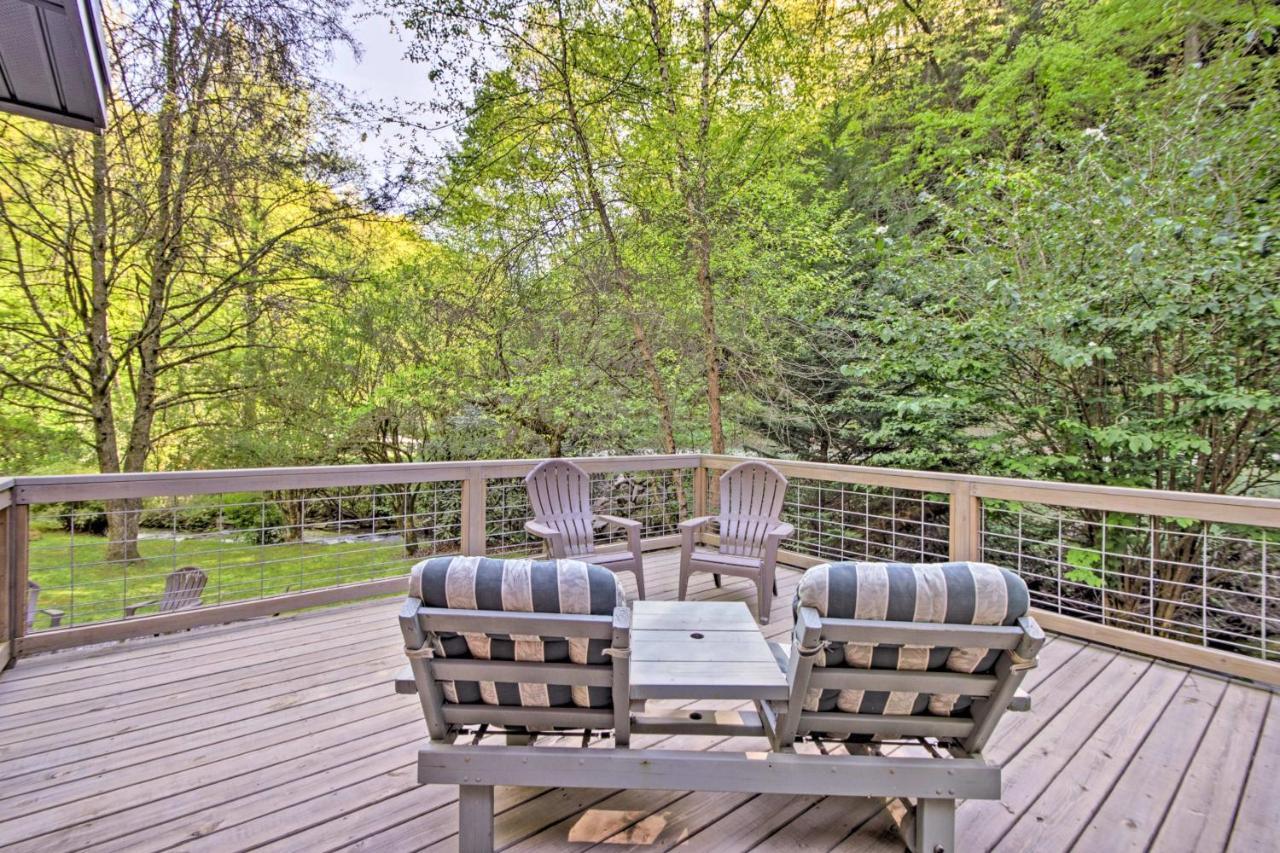 Bryson City Cabin With Fire Pit On Coopers Creek! Εξωτερικό φωτογραφία