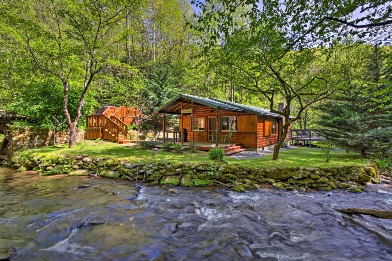 Bryson City Cabin With Fire Pit On Coopers Creek! Εξωτερικό φωτογραφία